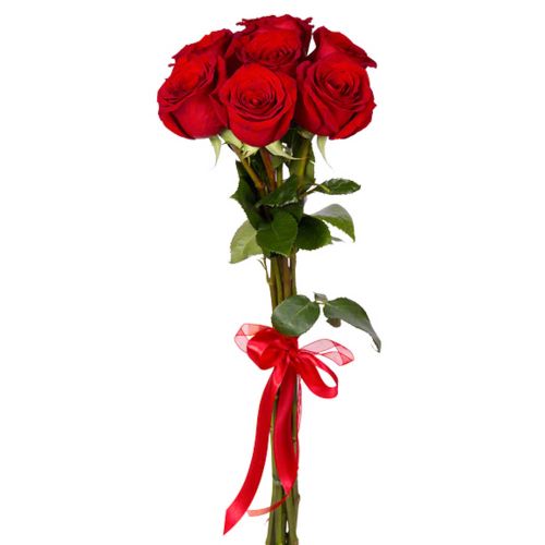 Купить 7 красных роз с доставкой по Хору